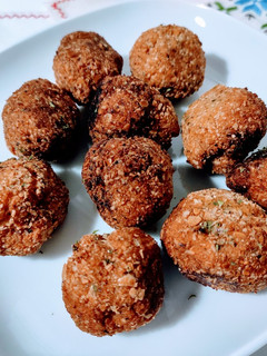 Una foto de Falafel de lenteja pelada