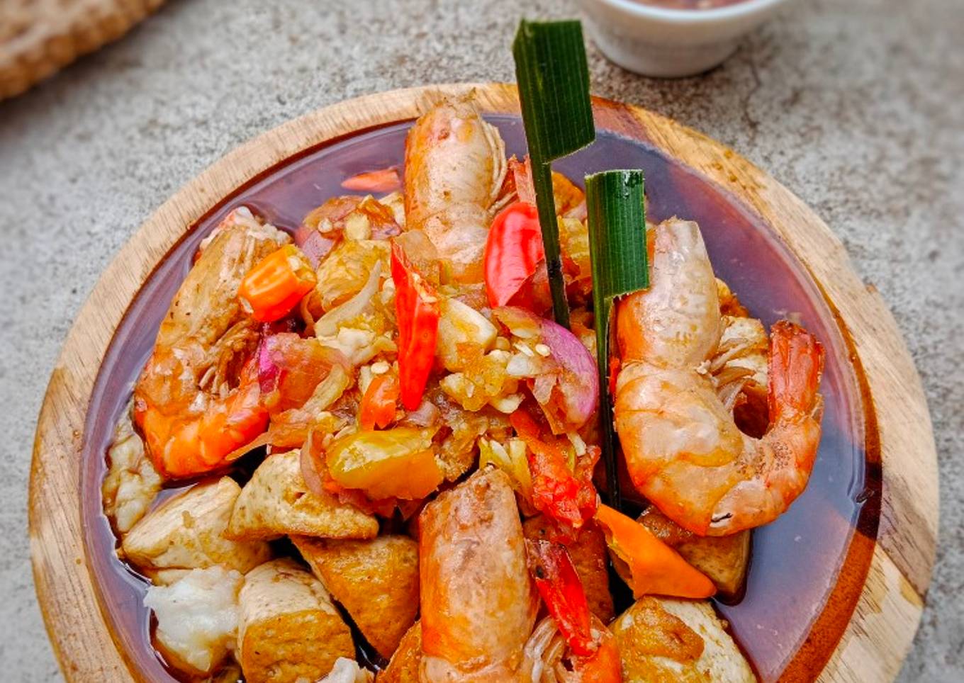 Tahu gejrot Udang