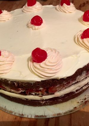 Una foto de Torta selva negra