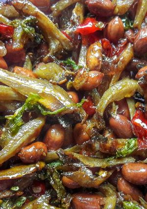Foto resep Oseng Teri Kacang