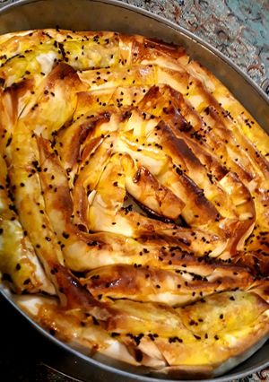 عکسی از دستور بورک اسفناج و پنیر