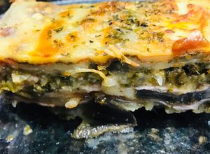 Una foto de Lasagna de berenjenas 🍆♥️
