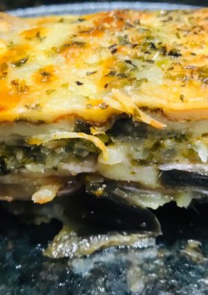 Una foto de Lasagna de berenjenas 🍆♥️