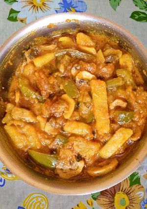 মাশরুমের তরকারি (mushroom curry recipe in bengali) রেসিপির প্রধান ছবি