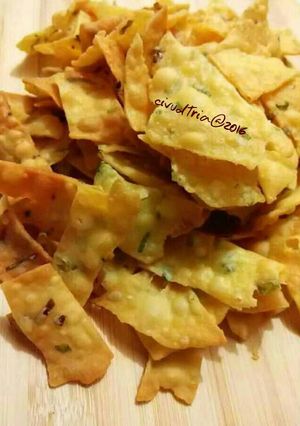 Foto resep Keripik pangsit