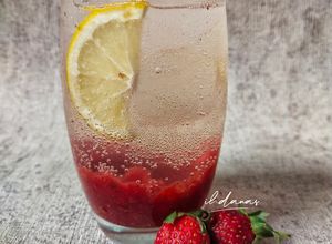 Foto resep Strawberry Sparkling Lemonade
