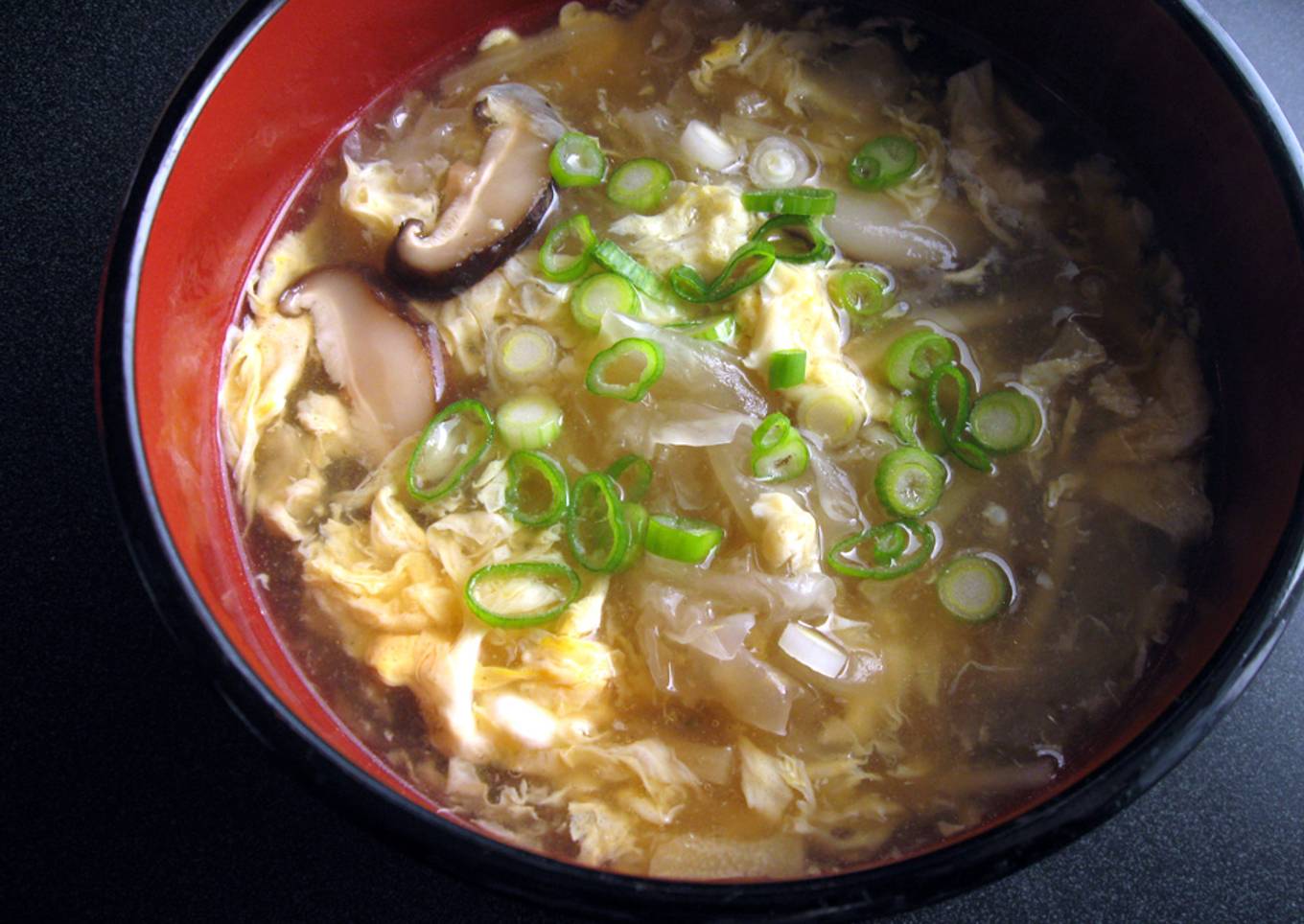 Snow Fungus & Egg Soup