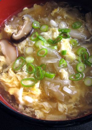 A picture of Snow Fungus & Egg Soup.