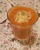 Sopa cremosa de calabaza