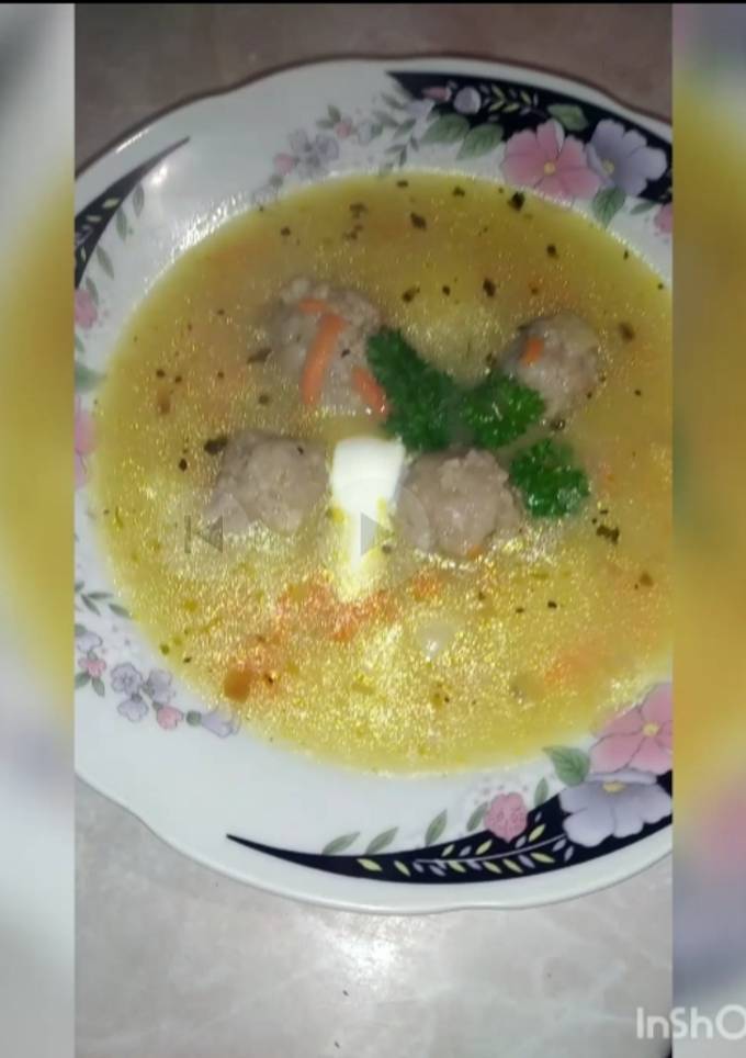🍲Суп с фрикадельками