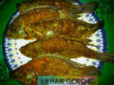 Ikan mujair goreng marinasi