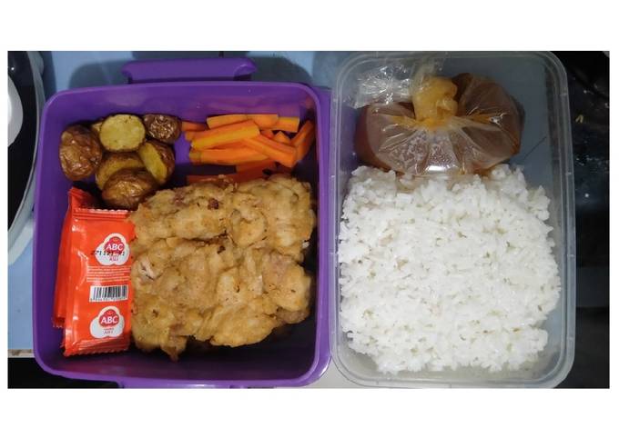 Crispy Chicken Steak Rumahan untuk Bekal Suami