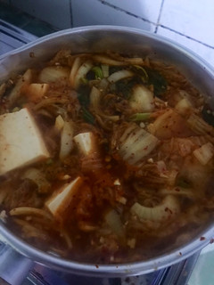 Foto resep Sundubbu Kimchi Jjiggae(Tofu Kimchi Soup)