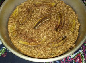 Foto principal de Torta vegana de banana y canela 🍌 :)