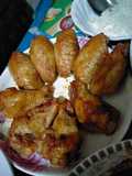 ไก่บาร์บีคิวจากหม้อลมร้อนไฟฟ้า