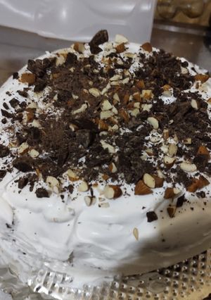 Una foto de Torta postre azul 💙