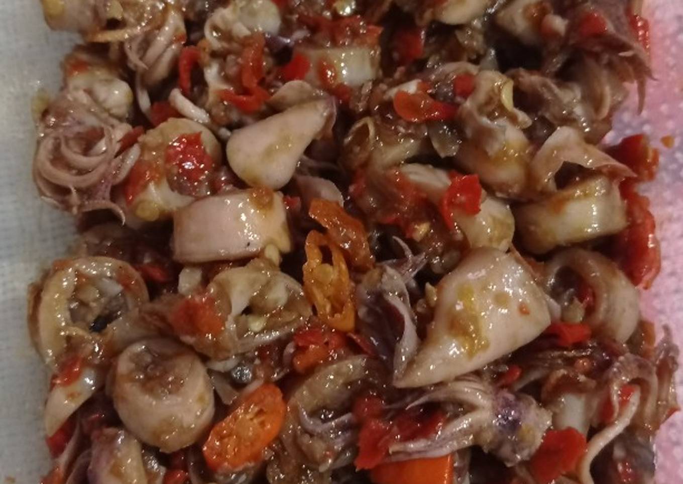 Cumi oseng pedas