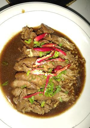 Foto resep Jamur enoki gulung daging
