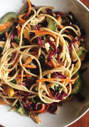 A picture of Asian Noodle Salad.