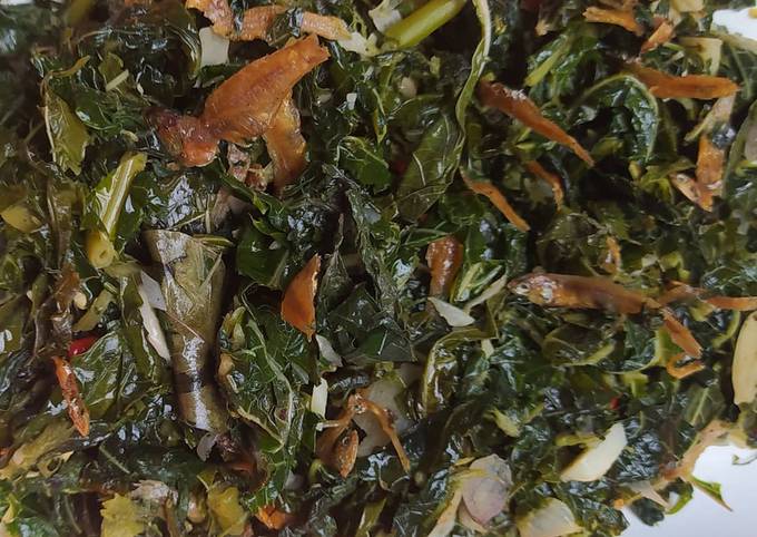 Resep Oseng daun pepaya teri yang Lezat