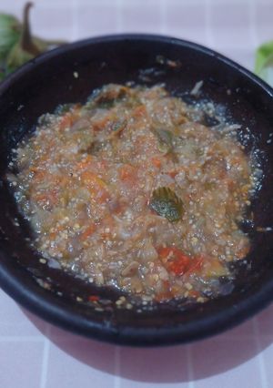 Foto resep Sambal Terong Rebus
