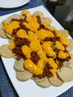 Una foto de Nachos deliciosos