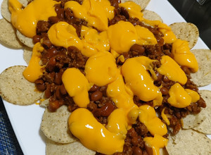 Una foto de Nachos deliciosos