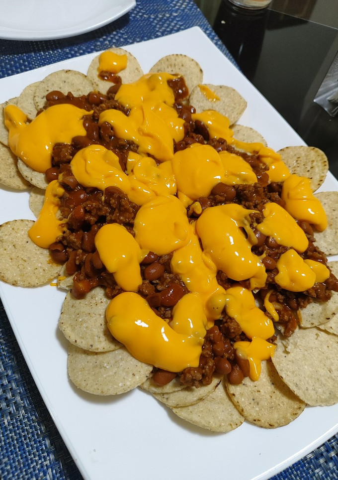 Una foto de Nachos deliciosos