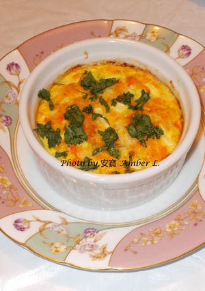 快速起司蛋盅 Quick Cheesy Egg Casserole 的食譜成品照片