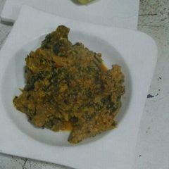 A picture of Egusi soup.