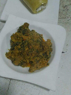 A picture of Egusi soup.