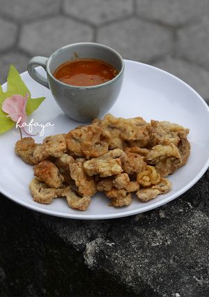 Foto resep Jamur Krispi Saus Spageti