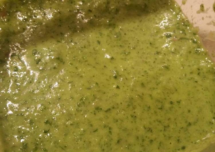 Simple Way to Make Super Quick Homemade Mint Chimichurri
