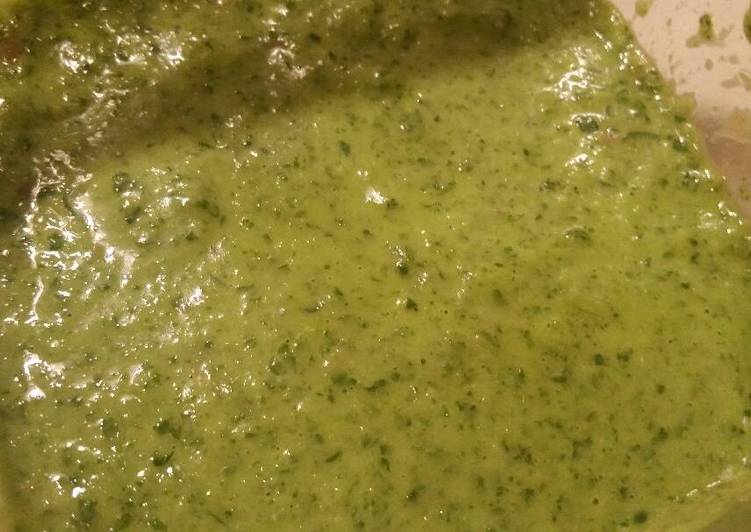 Steps to Make Speedy Mint Chimichurri