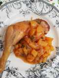Roast Chicken with Homemade Peach Chutney