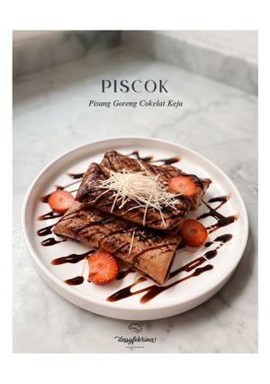 Foto resep Pisang Goreng Cokelat Keju