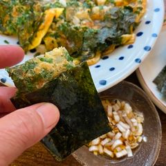 A picture of Shiso Herb Okonomiyaki.