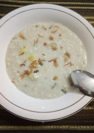 Foto resep Bubur kanji rhumbi