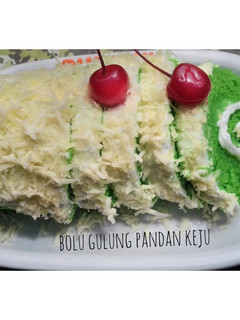 Foto resep Bolu Gulung Pandan Keju Simpel & Irit