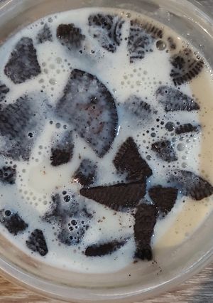 Foto resep Puding Susu Oreo
