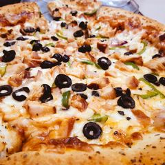 A picture of Fajita Pizza.
