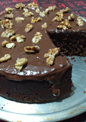 Una foto de Bizcochuelo de chocolate