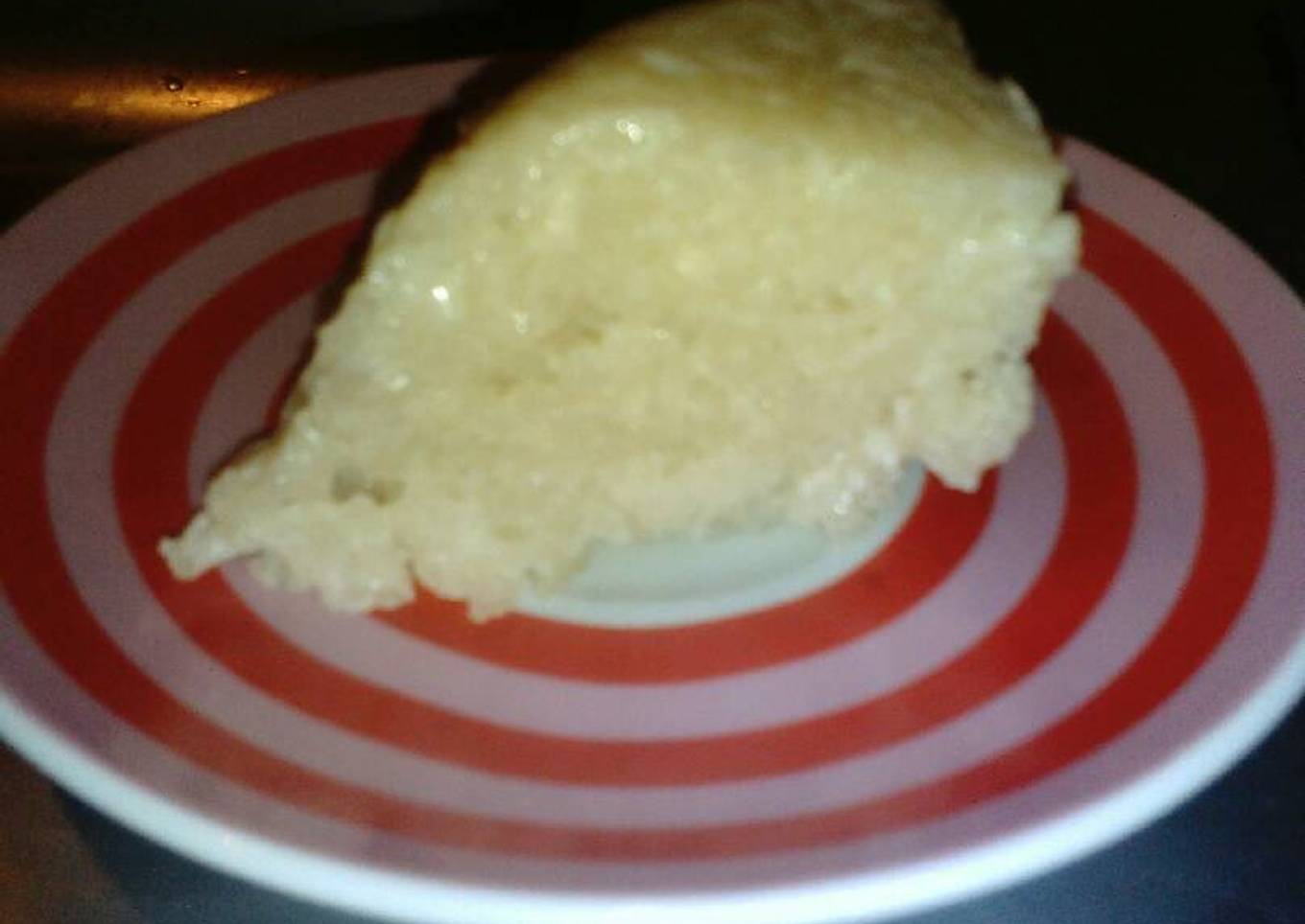 Arroz con leche en polvo al microondas