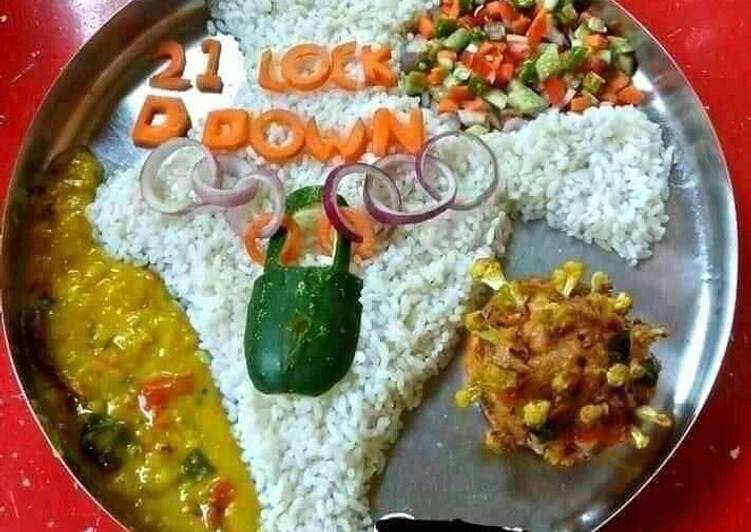 Easiest Way to Make Quick 21 lock down thali