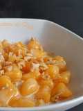 Gnocchi di zucca senza glutine con crema di gorgonzola e noci