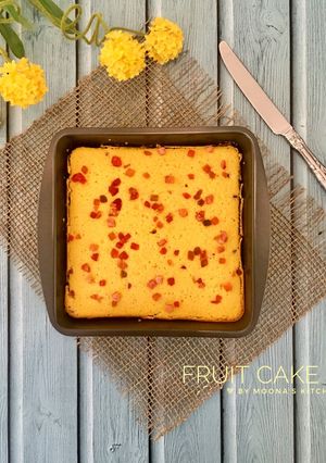 Foto resep Fruit Cake (cake putih telur)