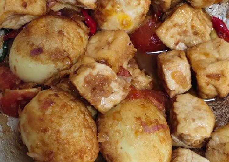 26. Telur tahu kecap