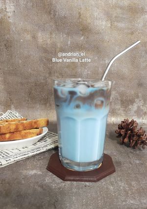 Foto resep Blue Vanilla Latte