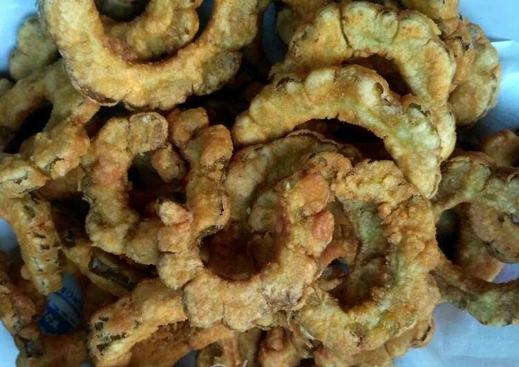Langkah mengolah Keripik Pare Krispy yang Menggugah Selera