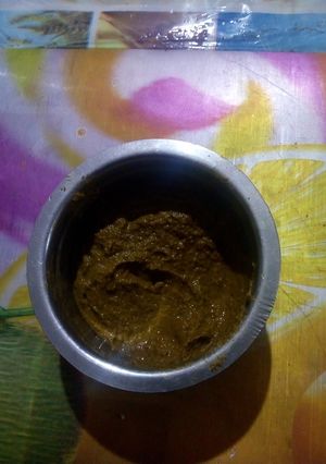 A picture of நிலக்கடலை காரசட்னி.